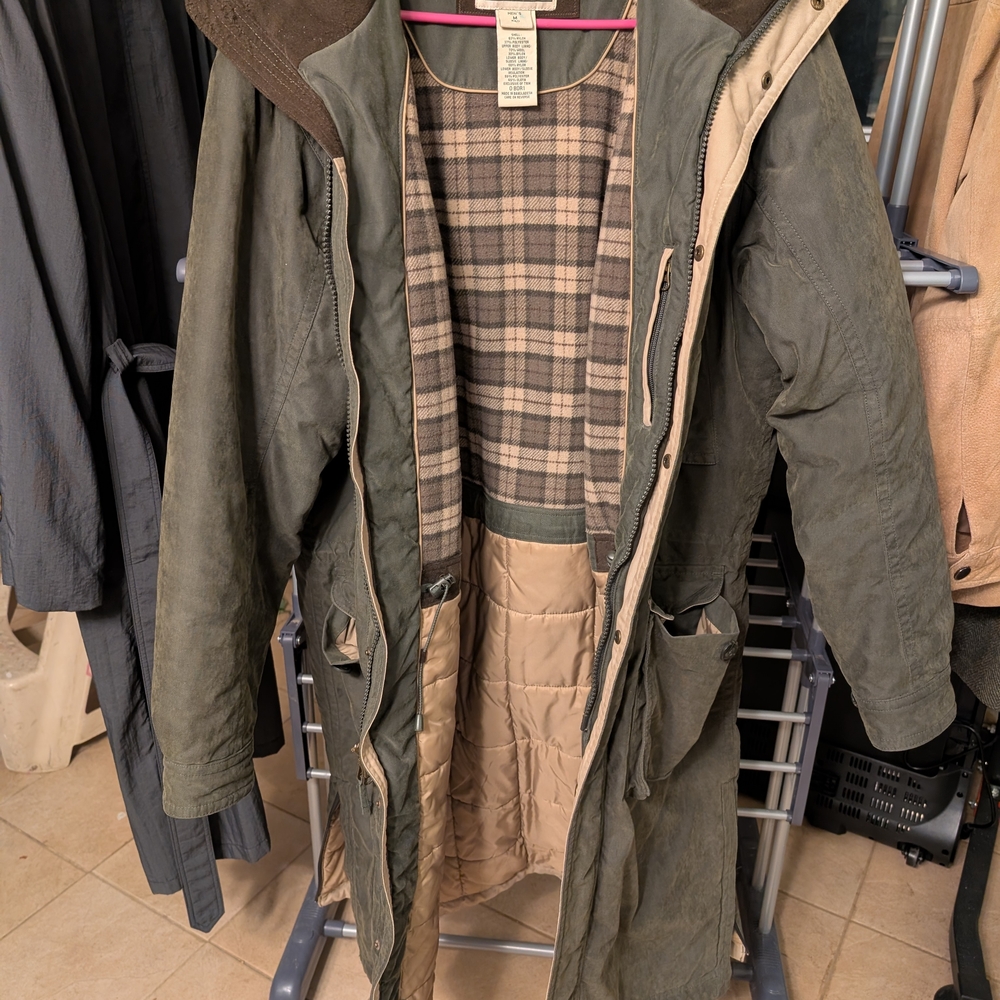 L.L. Bean Winter Parka Olive Green
